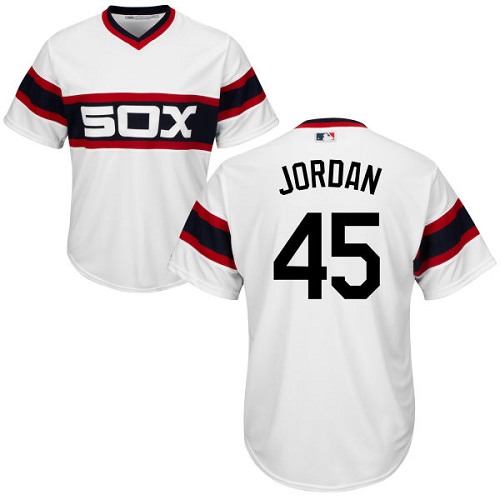 White Sox #45 Michael Jordan White Alternate Home Cool Base Stitched Youth MLB Jersey